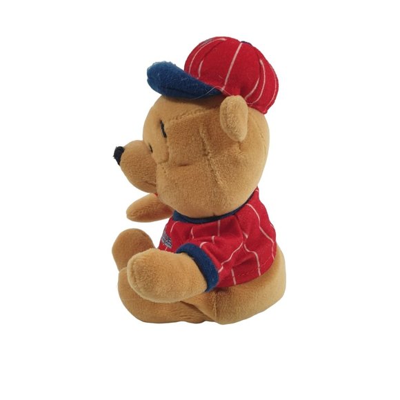 Winnie The Pool Disney Baseball Plush Toy Bee Stompers Uniform 9" Clean Sports - Picture 2 of 6